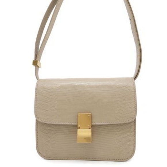 Celine Teen Lizard Shoulder Bag s - Picture 1 of 8